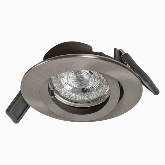LEDVANCE Recess Twistlock -uppovalo IP20 nikkeli