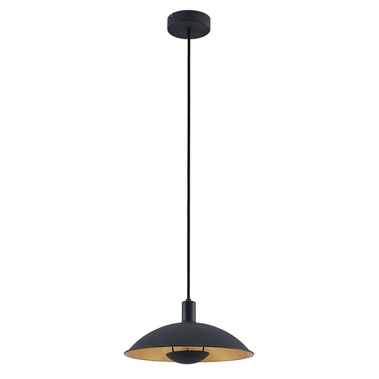 Lindby Narisara-riippuvalo musta-kulta, 30 cm