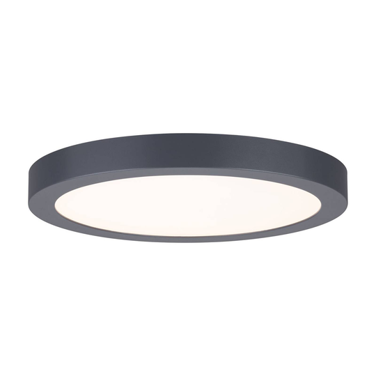 Paulmann Abia-LED-paneeli Ø30cm 2700K tummanharmaa