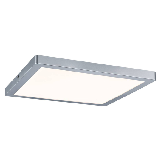 Paulmann Atria -kattovalo 2700K, 30x30cm kromi