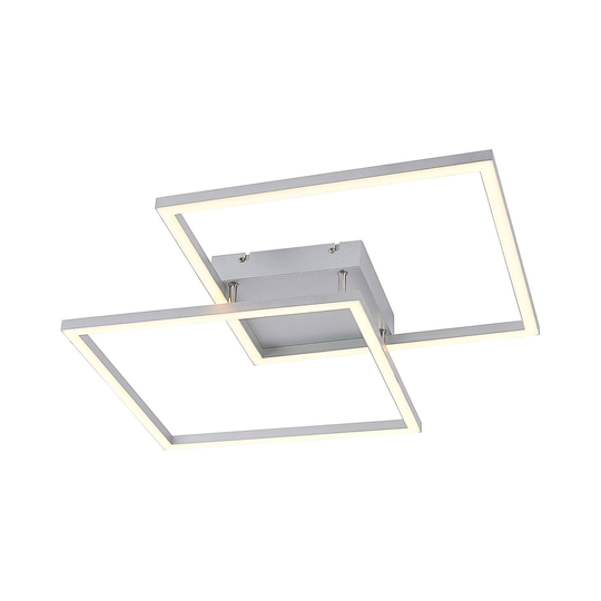 Lucande Muir -LED-kattovalaisin, neliömäinen, CCT