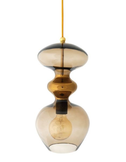 Futura pendant smoke 37cm (Beige / ruskea)