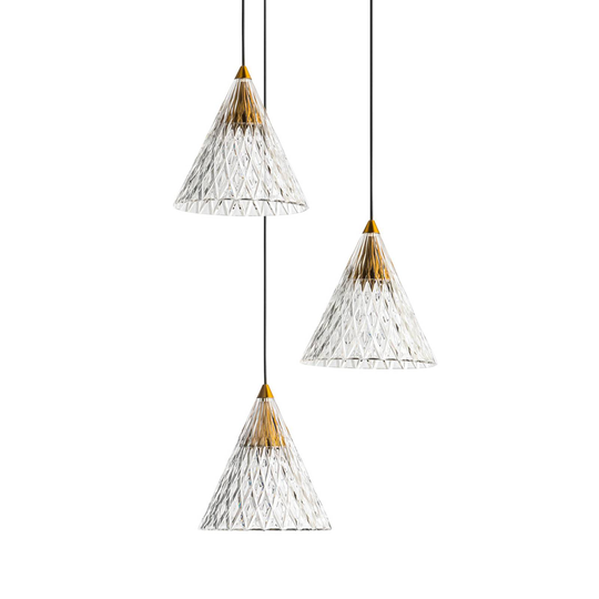 LEDS-C4 Veneto -LED-riippuvalo 3 lamppua valkoinen