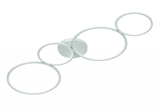 Rondo LED ceiling light m-white