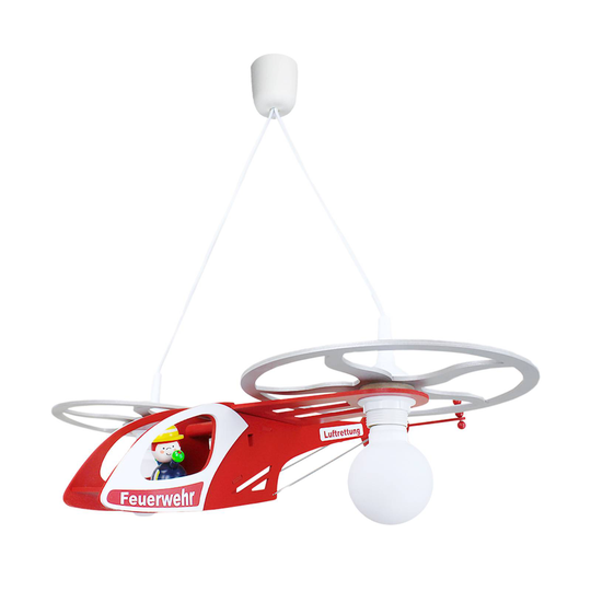 Helikopteri Fred -riippuvalo lastenhuoneeseen
