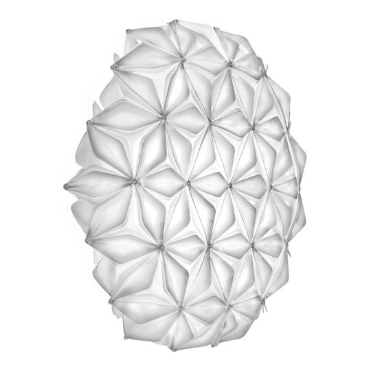 Slamp La Vie L -kattovalo, leveys 71 cm, valkoinen