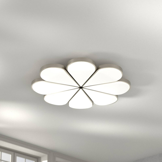 B-Leuchten Flower LED-kattovalaisin CCT, Ø 81 cm