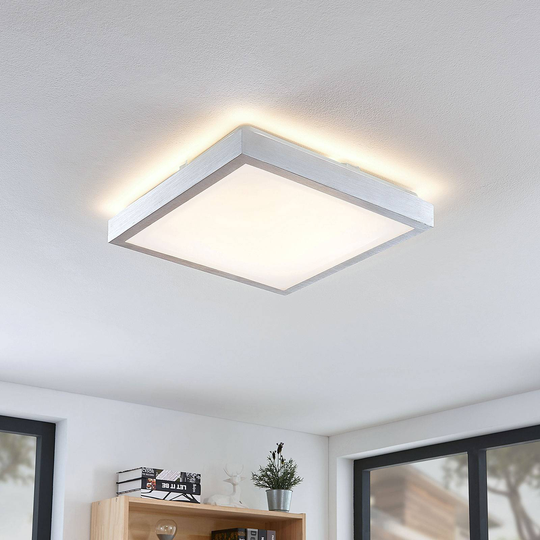 Lindby Margit LED-kattovalaisin kulmikas 37,5 cm