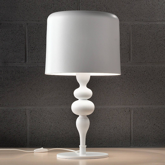 Pöytävalaisin Eva TL3+1G 75 cm, valkoinen