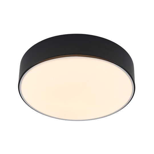 Lindby Simera -LED-kattovalaisin 30 cm, musta