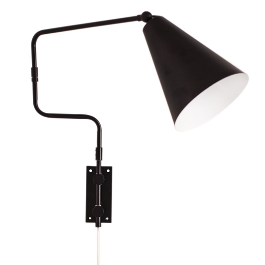 Yukon 1 wall lamp (musta)