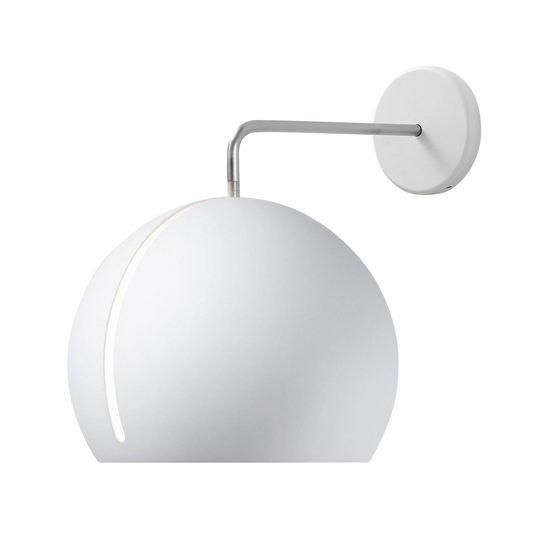 Nyta Tilt Globe Wall -seinävalaisin, valkoinen