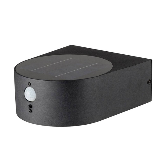 Lindby Jarik-LED-aurinko-ulkoseinälamppu 7 cm