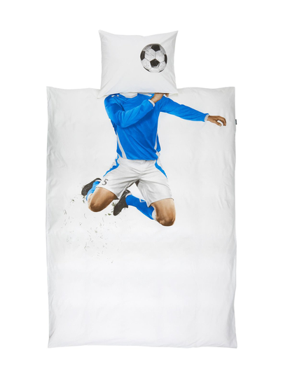 Soccer-pussilakanasetti 150 x 210 + 50 x 60 cm