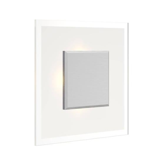 Rothfels Lole -LED-seinävalo lasia, alumiini, 25cm