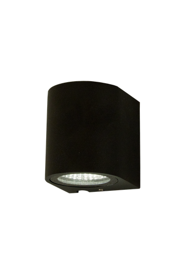 UNION wall lamp outside, down, dark gray (Musta)