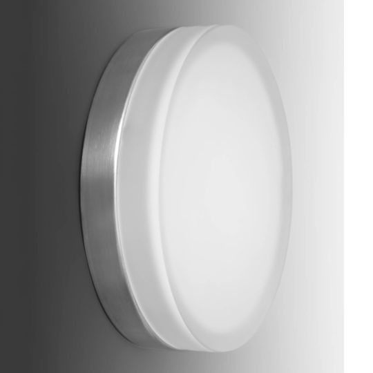 Ohut, pyöreä Briq 01 -LED-seinävalaisin, 4 000 K