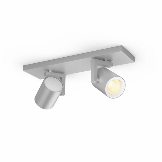 Argenta plate / spiral aluminum 2x5.7W (alumiini)
