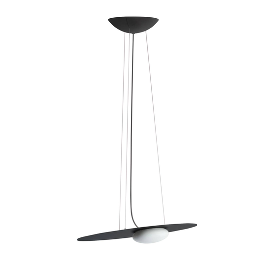 Axolight Kwic -LED-riippuvalaisin, musta 48 cm