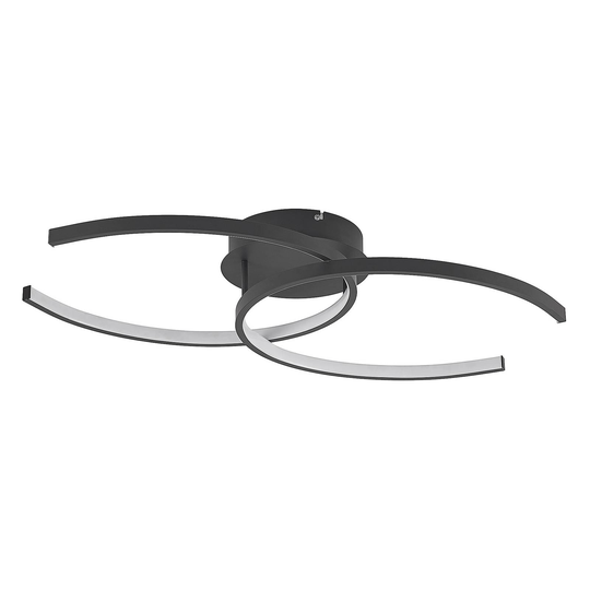 Lindby Cirlio -LED-kattovalaisin, CCT antrasiitti