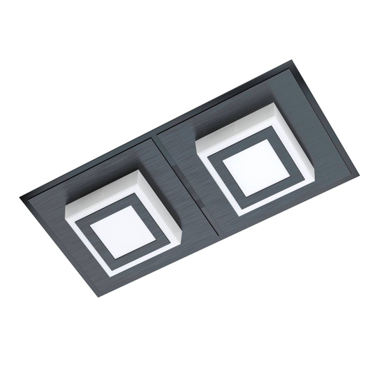 Masiano 1 Led Ceiling / Wall light 2L (Musta)