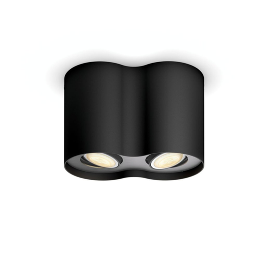 GU10 1W Pills Hue Spot Black X2