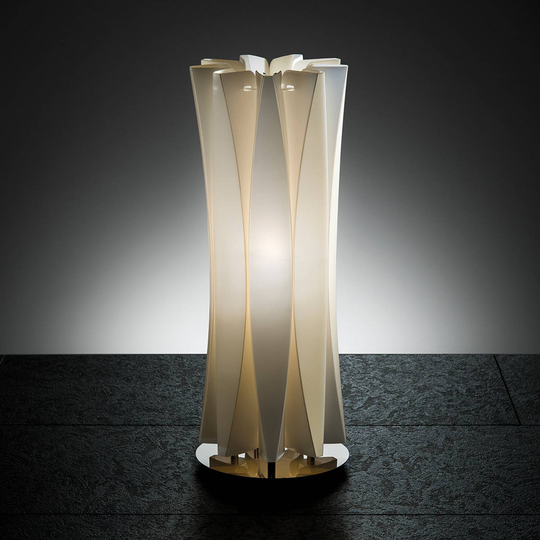 Slamp Bach -pöytävalaisin, korkeus 42 cm, kulta