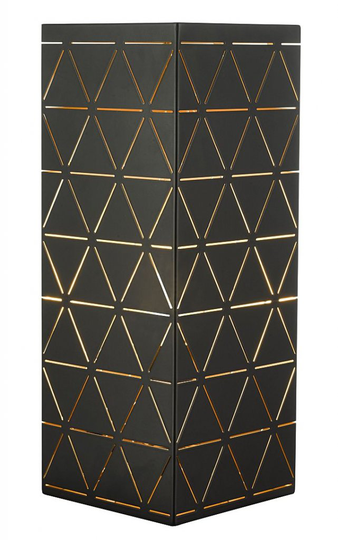 Table lamp laser cut (Musta)