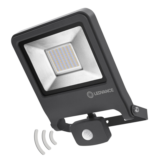 LEDVANCE Endura Flood Sensor-ulkospotti 840 DG 50W
