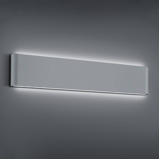 LED-ulkoseinälamppu Thames II, titaanin värinen