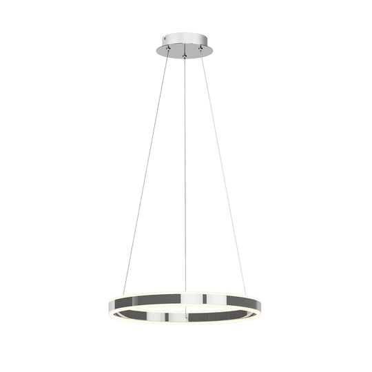 LED-riippuvalo Lyani, kromi, himmennettävä, 50 cm