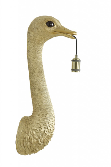 Ostrich wall lamp (Kulta)