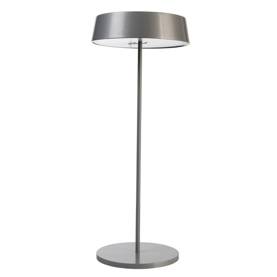 LED-pöytävalo Miram, akku, himmennettävä, harmaa
