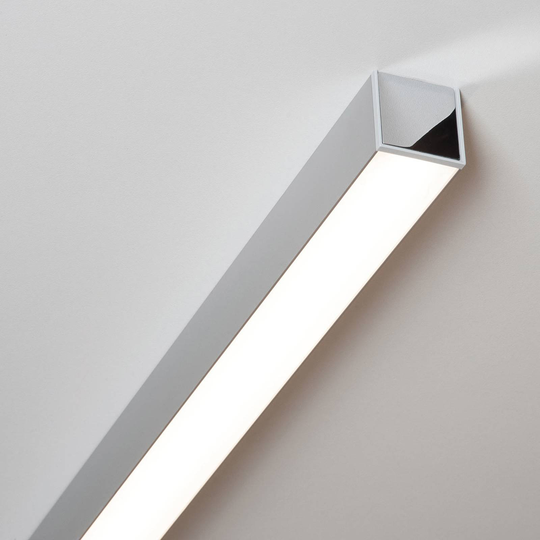 LED-kattovalaisin Ride 85,7 cm, eloksoitu alumiini