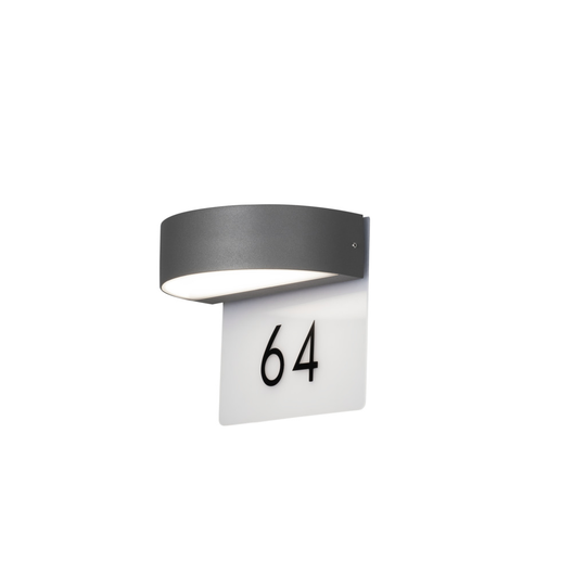 Monza vägglykta 2x4,5W LED grå (Antrasiitti)
