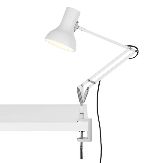 Anglepoise Type 75 Mini -klipsivalaisin valkoinen