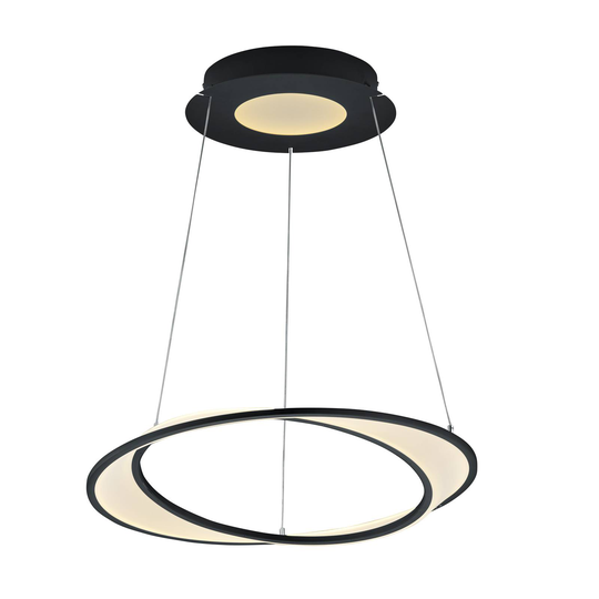 B-Leuchten Aurora LED-riippuvalaisin, musta
