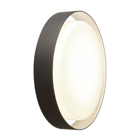 MARSET Plaff-on! -ulkoseinälamppu, IP54, Ø50cm