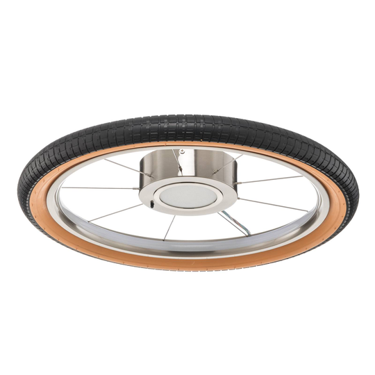 LED-kattovalaisin Wheel, RGB, musta
