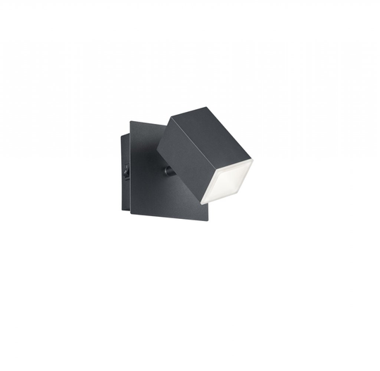 Lagos LED spotlight 1L m-black