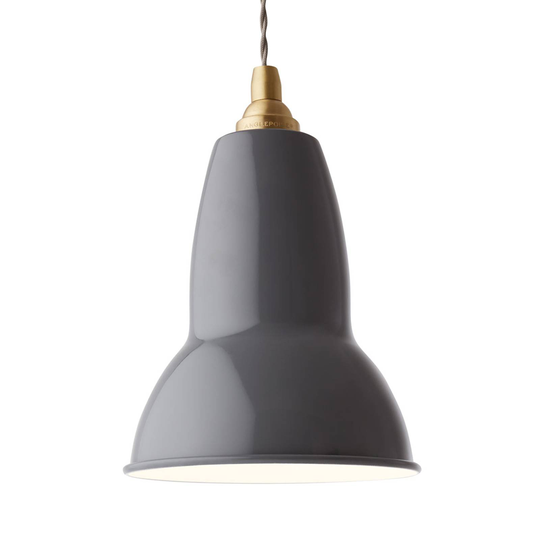 Anglepoise Original 1227 Brass -riippuvalo harmaa