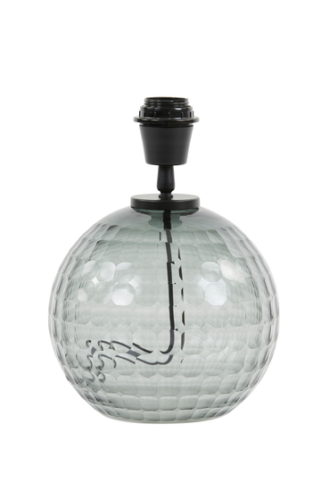 Lamp base Ø20x28 cm TAIKI glass smoked grey (harmaa)