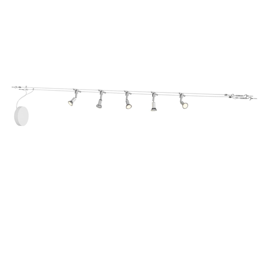 Viisilamppuinen Rope LED-kohdevalaisin, 5-lampp.