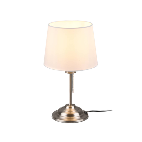 Lindby Alomira -pöytävalaisin, 32 cm, nikkeli
