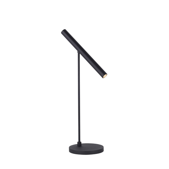 PURE Tutua -LED-pöytävalo, anturihimmennin, musta
