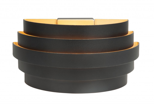 Scudo wall lamp 25cm (Musta)