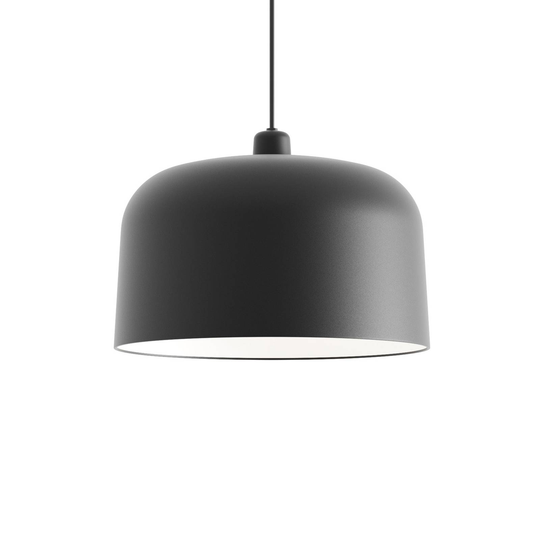 Luceplan Zile -riippuvalo, mattamusta, Ø 40 cm