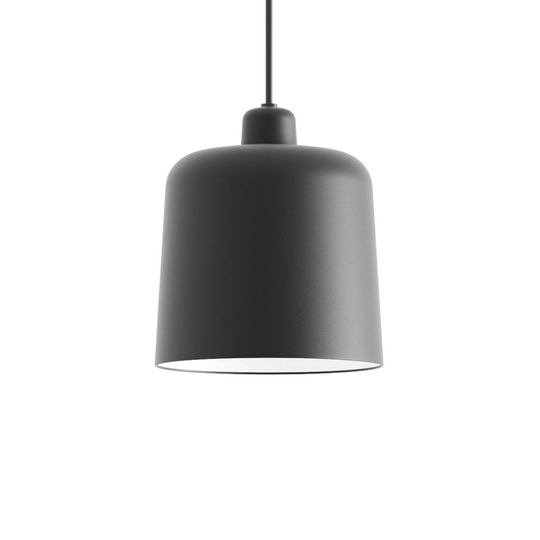 Luceplan Zile -riippuvalo, mattamusta, Ø 20 cm