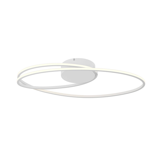 Lindby Xenias -LED-kattovalo, valk., 60 x 35 cm