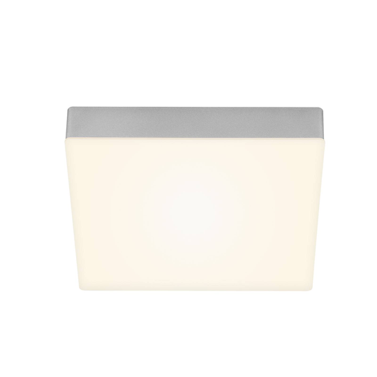 LED-kattovalaisin Flame, 21,2 x 21,2 cm, hopea